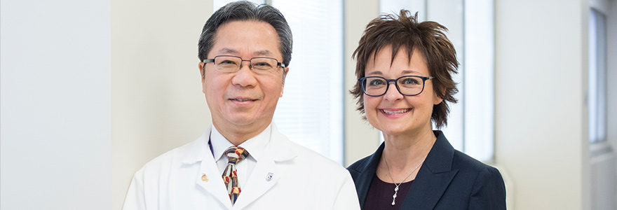 Drs. Davy Cheng and Janet Martin